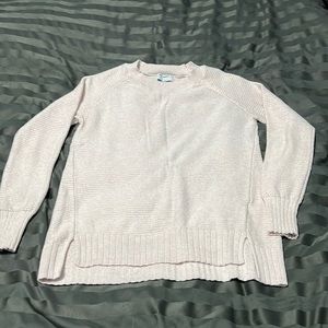 BOGO Pale pink knit sweater Small